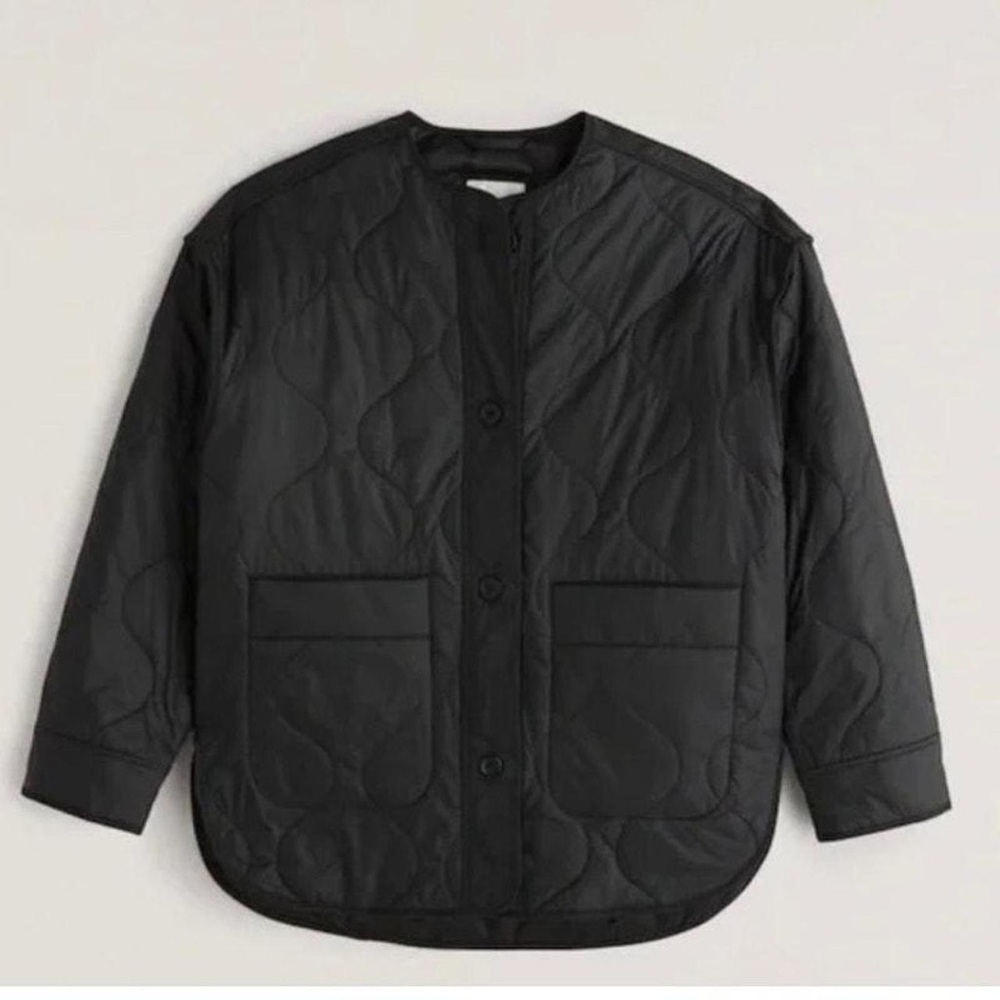 Abercrombie & Fitch Quilted Jacket Black Small